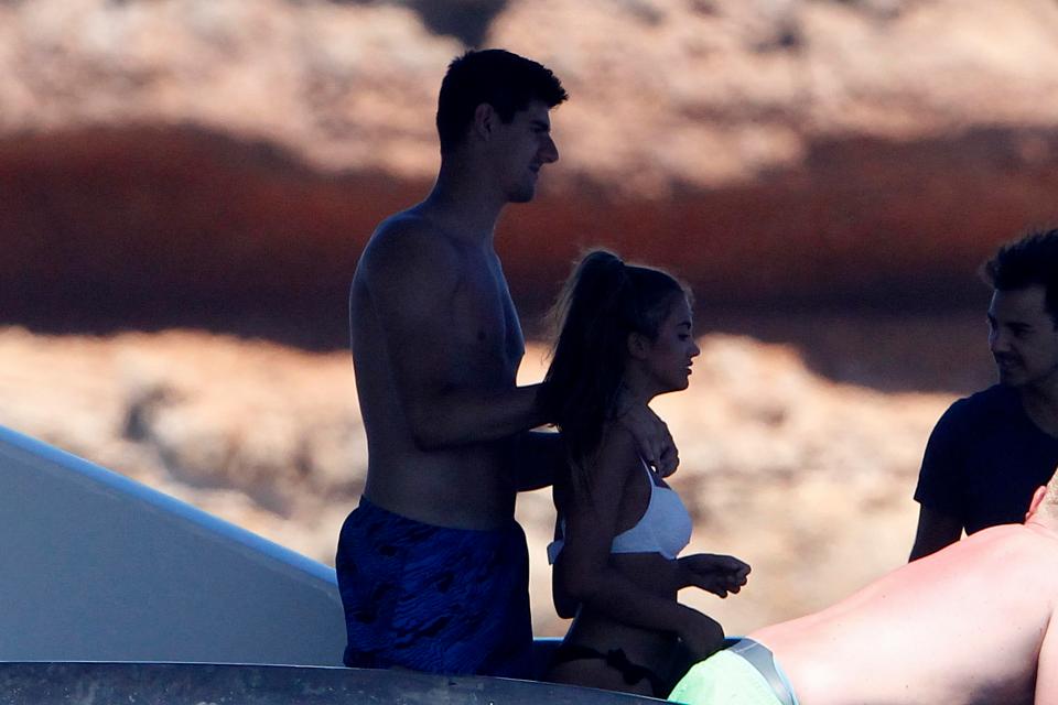 Thibaut Courtois witha mystery woman