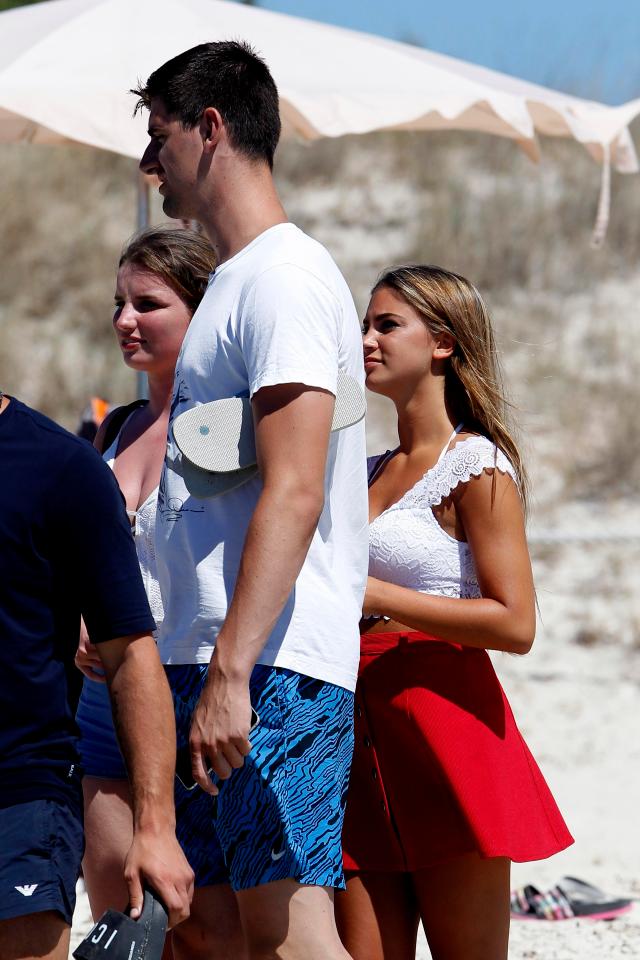 Courtois Enjoys Holiday With Mystery Woman After ‘Splitting From ...