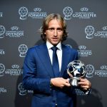 Modric won midfielder of the year