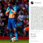 Ozil is left frustrated after a 4-0 defeat against Liverpool