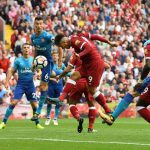 Roberto Firmino broke the deadlock and was unmarked to head in from close range