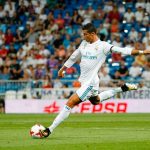 Ronaldo is serving a five match ban but was allowed to star in the friendly