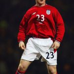 Rooney earned his England debut against Australia in 2003
