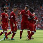 Sadio Mane celebrates after helping Liverpool humiliate Arsenal at Anfield