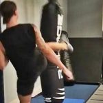 Zlatan-Ibrahimovic-training-kicking-boxing-bag