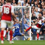 Alexandre Lacazette somehow managed to miss from just a few yards out