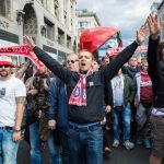 Cologne-Football-Supporters-Parade-Through-London-Ahead-Of-Their-Europa-League-Game-With-Arsenal