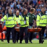 Ederson was then stretchered from the field as he was replaced by Claudio Bravo