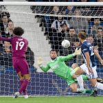 Leroy Sane cracks Man City in front after only three minutes