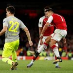 The forward pounced with a beauty in the second half