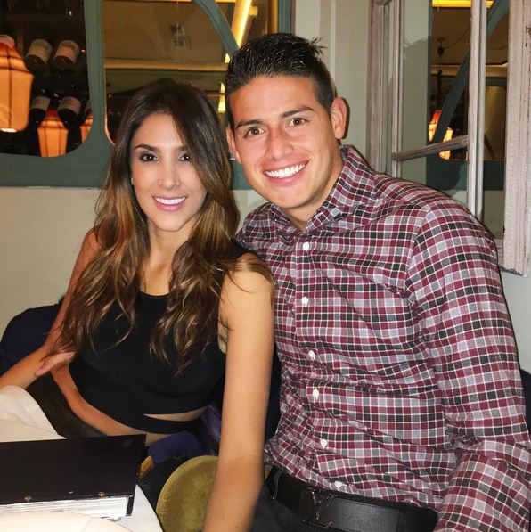 James rodriguez wife