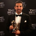 Buffon won the FIFA Best goalkeeper award
