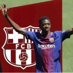 Currently injured Barcelona star Dembele came second with 149 votes