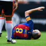 Iniesta despite missing many games made it to the list