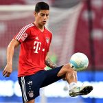 James currently on a two-year-loan to Bayern