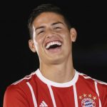 James currently on loan from Real Madrid to Bayern