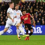 Jesse Lingard fires in the opener for Manchester United at Swansea