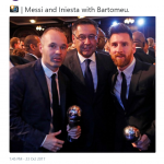Lionel Messi and Iniesta named in FIFA FIFPRO 11