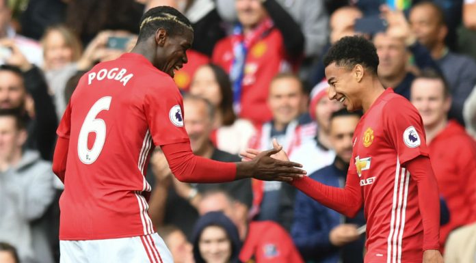 Manchester United duo Pogba and Lingard