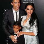 The start of the event Ronaldo arrived at the event with son and girlfriend Georgina Rodriguez