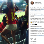 Wife Kat Kerkhofs supporting husband