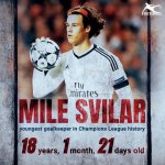 Mile Svilar becomes the youngest goalkeeper