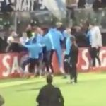 Patrice Evra was the centre of burst-up