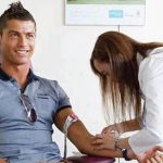 Ronaldo does not have any tattoos on his body so that he can donate blood