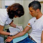 Ronaldo is also a bone marrow donor