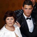 Ronaldo with his mom