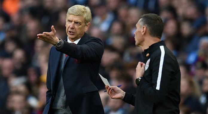 Wenger unhappy with referee's decision