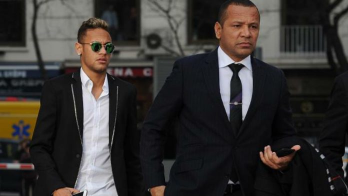 neymar jr with father
