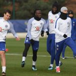 Chelsea stars train ahead of Newcastle clash