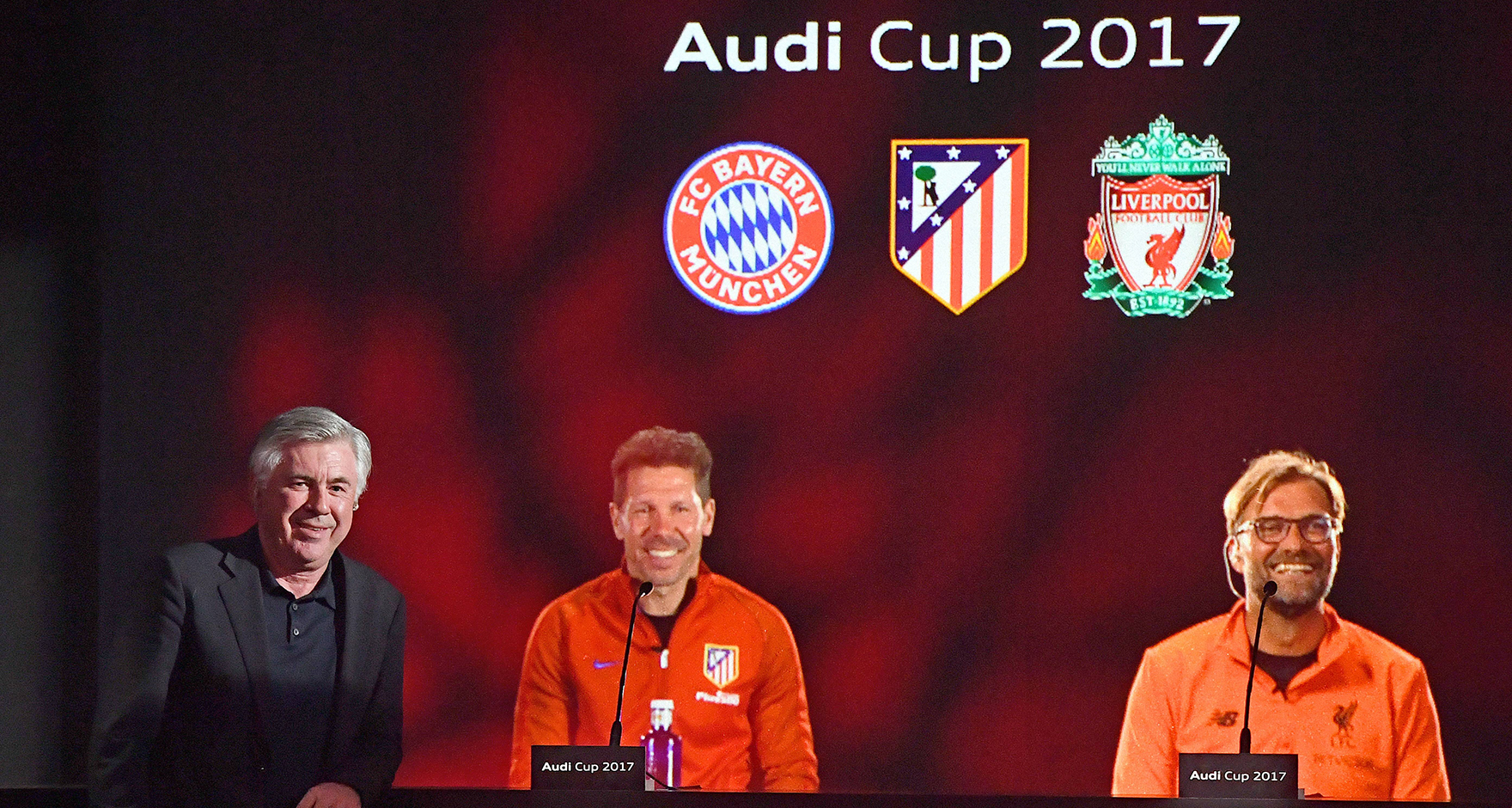 Prior to this years Audi Cup, the press conference featured holograms of Jürgen Klopp and Diego Simeone