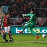 Korey Smith scored a stunning last-minute half-volley to send Bristol City into the semi-final