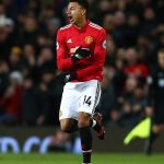 Man United forward Jesse Lingard celebrated his goal but not the result