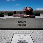 The statue is located on the banks of the La Plata River in the Argentinian capital, and forms part of a Glory Walkway