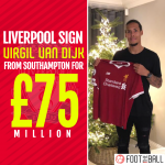 Virgil van Dijk’s £75m transfer to Liverpool
