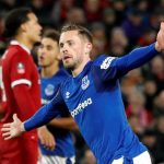 Gylfi Sigurdsson eqalised for Everton in the second half