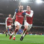 Jack Wilshere opened the scoring for Arsenal