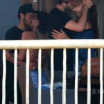 Neymar and trapp smooching their girlfriends