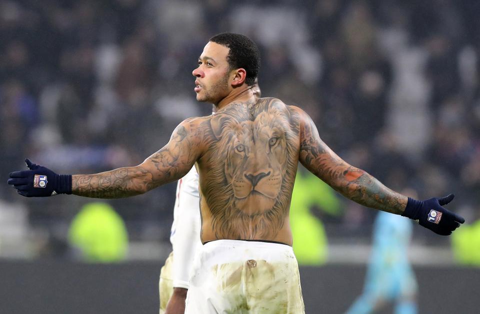 Depay Lion Tattoo - gregory van der wiel - Tatoeage ideeën, Wielen en