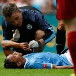 leroy-sane-manchester-city-community-shield-injury