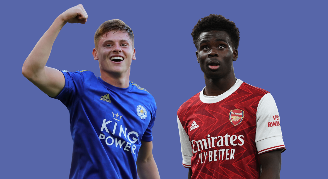 Harvey Barnes and Bukayo Saka