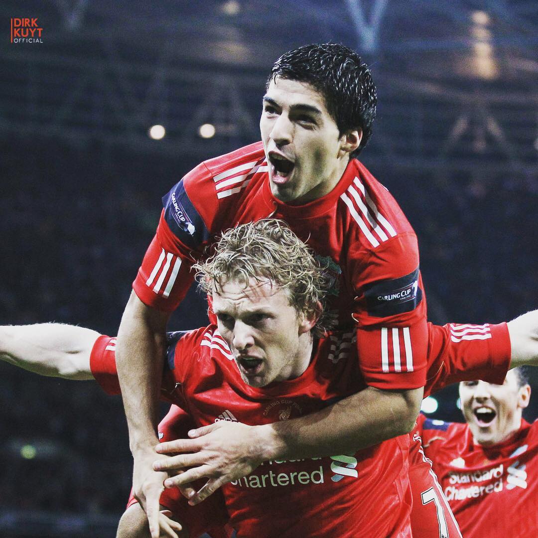 Dirk Kuyt and Suarez