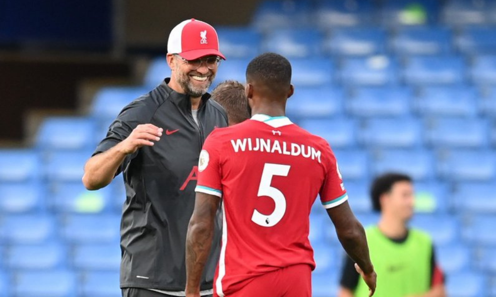 Wijnaldum and Klopp