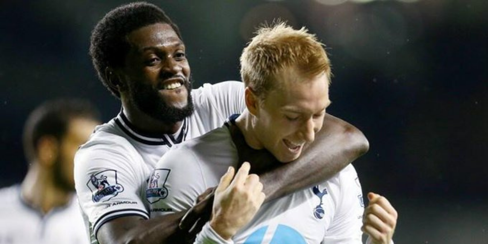 Adebayor and Eriksen