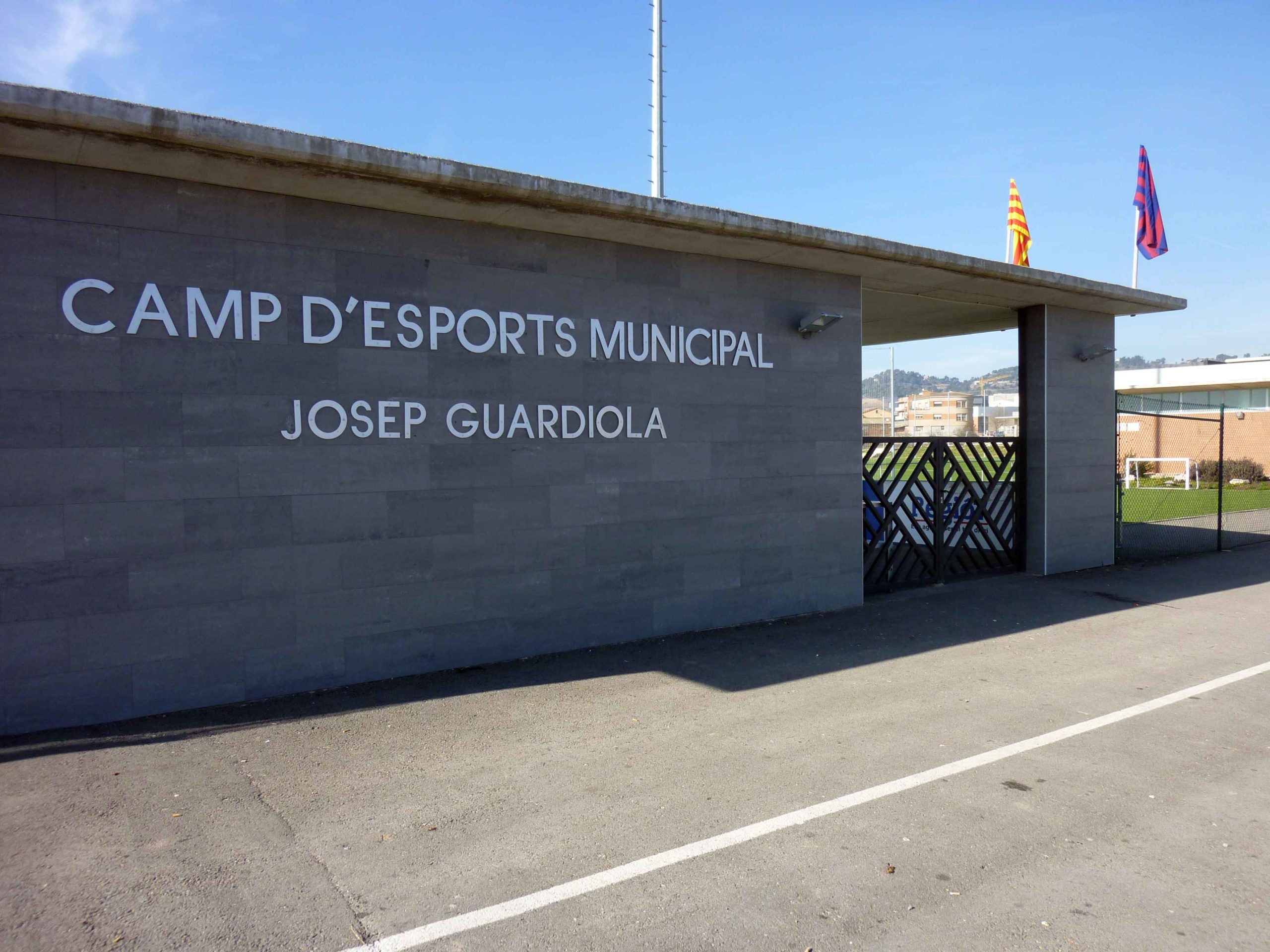 The sports complex in Santpedor named after Pep Guardiola