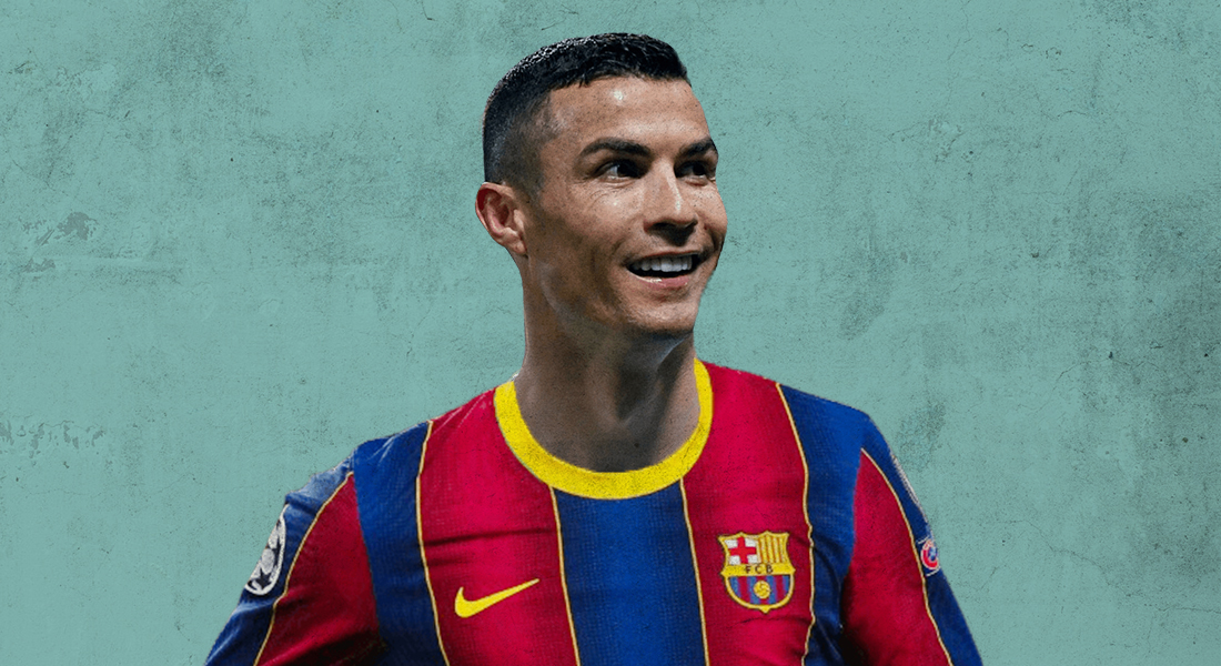 Ronaldo signs for Barcelona instead of Real Madrid