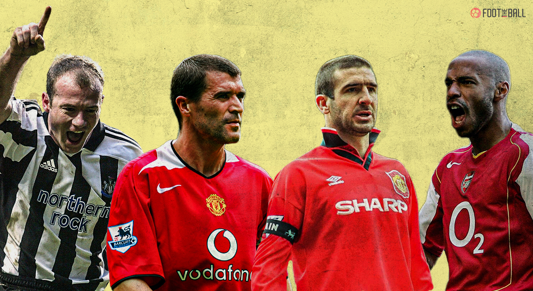 alan shearer, roy keane, eric cantona, thierry henry